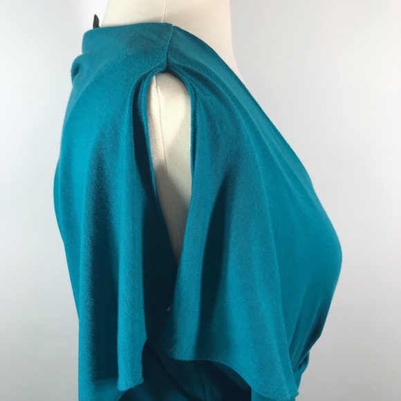 Tommy Bahama Dress Size M Turquoise - Picture 4 of 5